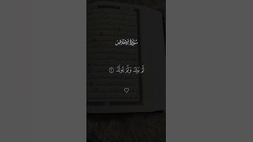 سوره الاخلاص مشاري العفاسي #قران #مشاري_العفاسي  #quran #قران_كريم #تلاوة_خاشعة