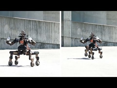 Centaur-like robot designed