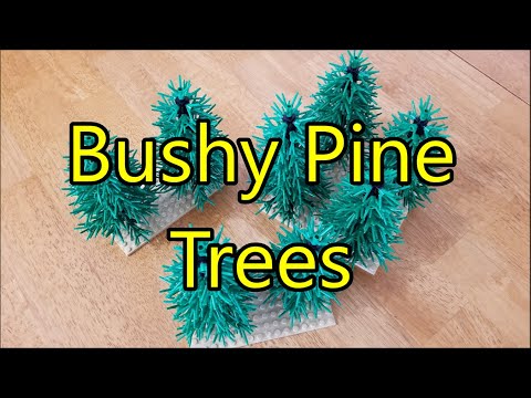 Bushy Pine Tree Build for Lego Forest