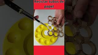 HERMOSA IDEA RECICLANDO TUBOS DE PAPEL HIGIÉNICO