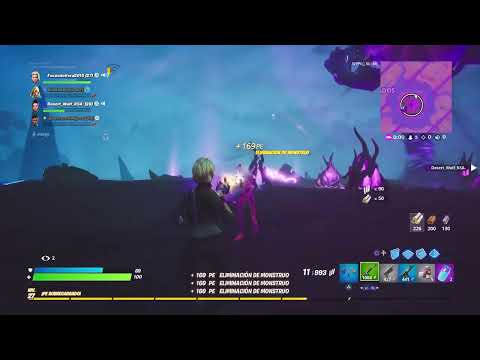 Matando a el rey de la tormenta en directo/Fortnite/Facu Vera