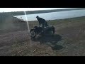 болгарский пастух в поисках овец на мотоцикле с коляской( в коляске пастух)
