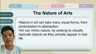 GE 6 ART APPRECIATION – TOPIC: ARTS AND HUMANITIES