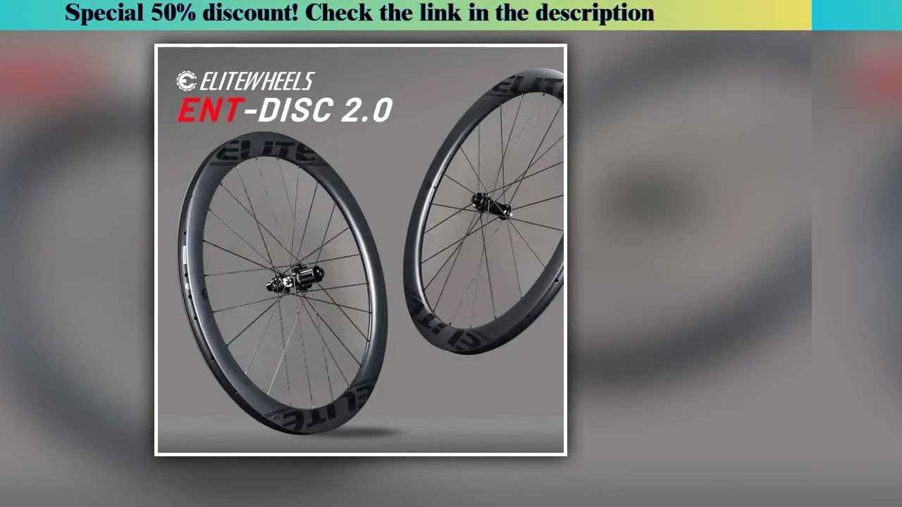 Unboxing ELITEWHEELS Carbon Wheels ENT 2.0 Disc Brake 700c Carbon Rim Center Lock Road Bike Wheelset