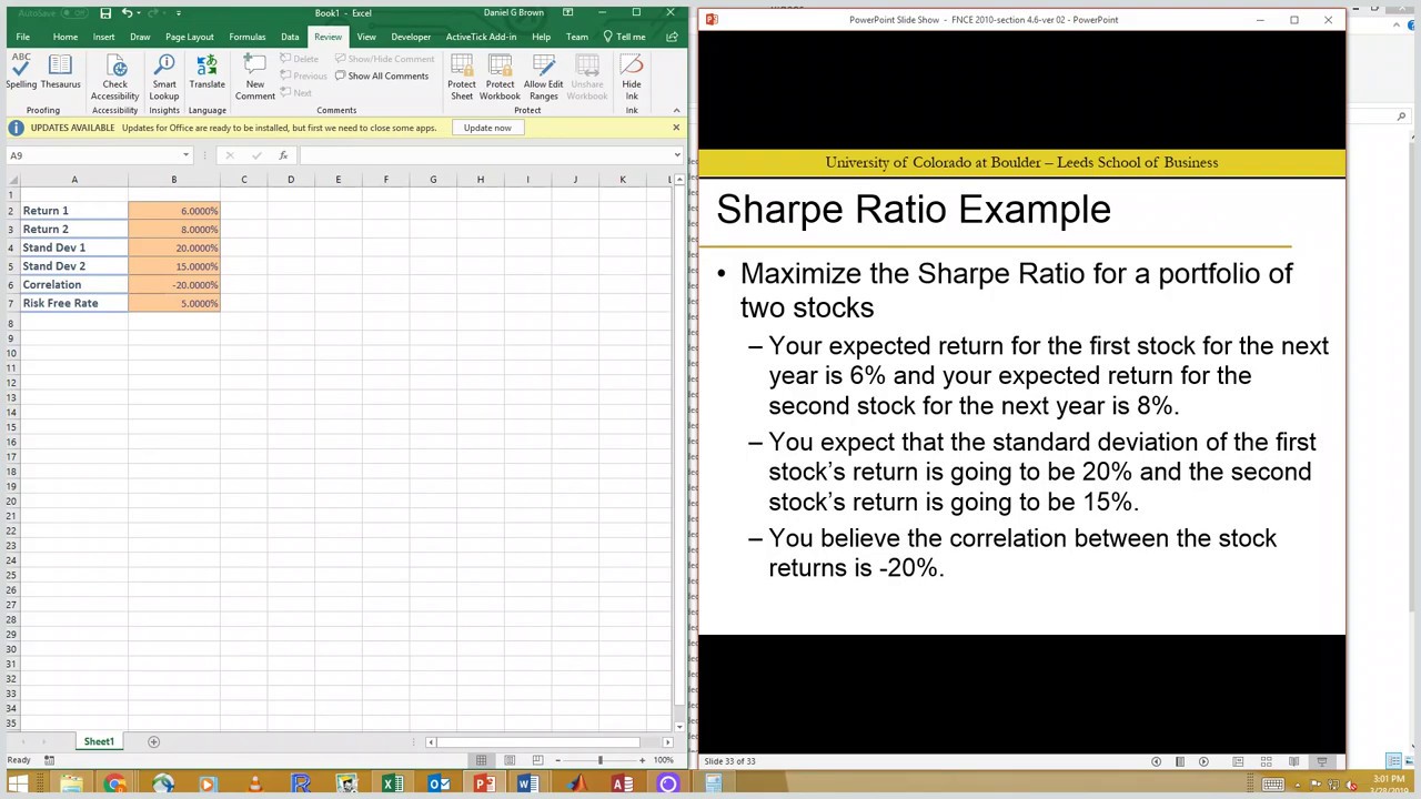Sharpe Ratio