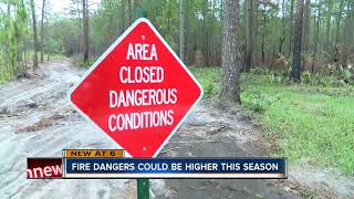 Experts say brush fire season in Florida could be worse than last year.