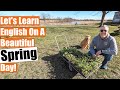 Learn english on a beautiful spring day 