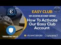 Easy Club - How To Activate EASY CLUB Account Through Trust Wallet
