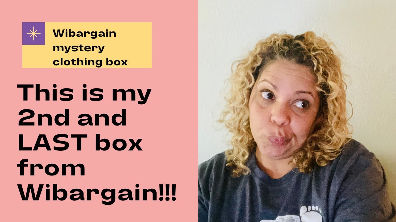 THE TALE OF THE DISAPPOINTING WIBARGAIN MYSTERY BOX! YouTube