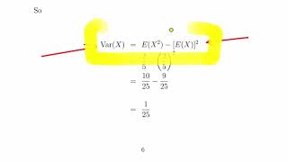 Continuous Random Variable - Worked Example