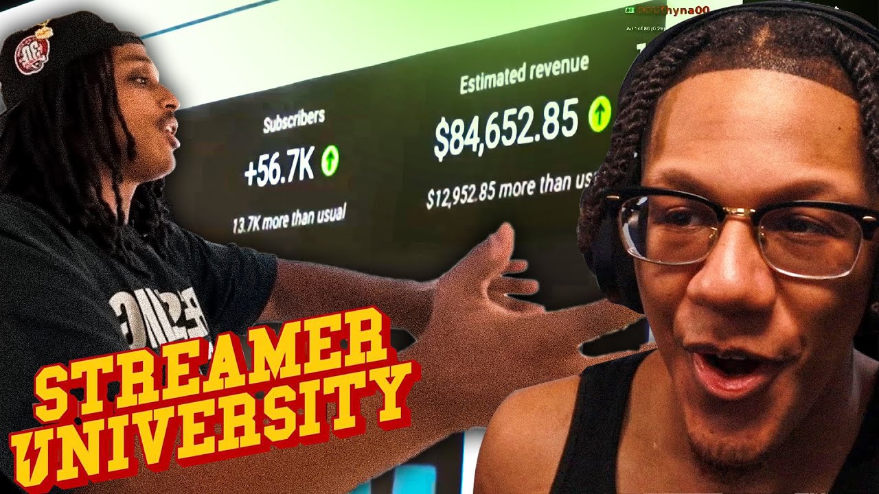 AGENT 00 TEACHES HOW TO MAKE 10K A MONTH AT STREAMER UNIVERSITY - YouTube