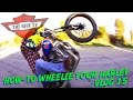 HOW TO WHEELIE YOUR HARLEY! :VLOG 15