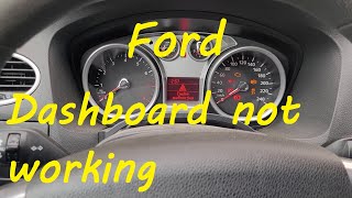 Ford Focus dashboard not working / Instrument cluster  Ford fix repair