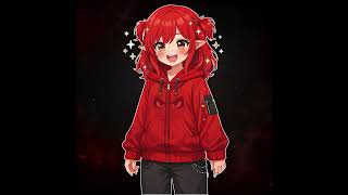 Fiery Rebel Chibi PNGTuber | Premade Veadotube Avatar | VTuber Asset | Custom VTuber | Red Elf Girl