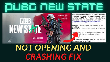 PUBG NEW STATE Not Opening And Crashing FIX || By Guru Pakistani