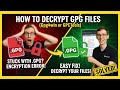 Decrypt GPG Files with GPGTools or Gpg4win 🔓
