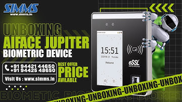 UNBOXING A BRAND NEW AI FACE JUPITER BIOMETRIC DEVICE | AI-FACE BIOMETRIC | ESSL BIOMETRIC
