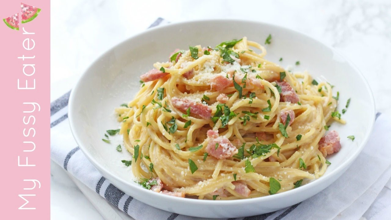 One Pot Spaghetti Carbonara  Easy Family Meals  YouTube