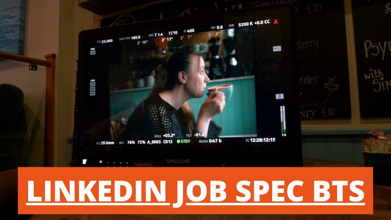 Linkedin Advert BTS (Spec shoot) - YouTube