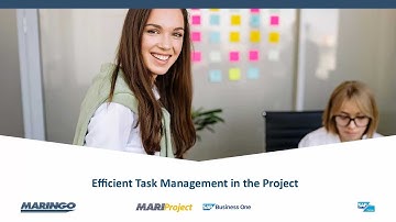 Efficient Task Management in the Project with MARIProject for SAP Business One