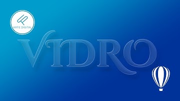 CRIANDO o efeito VIDRO no CorelDRAW - Passo a passo