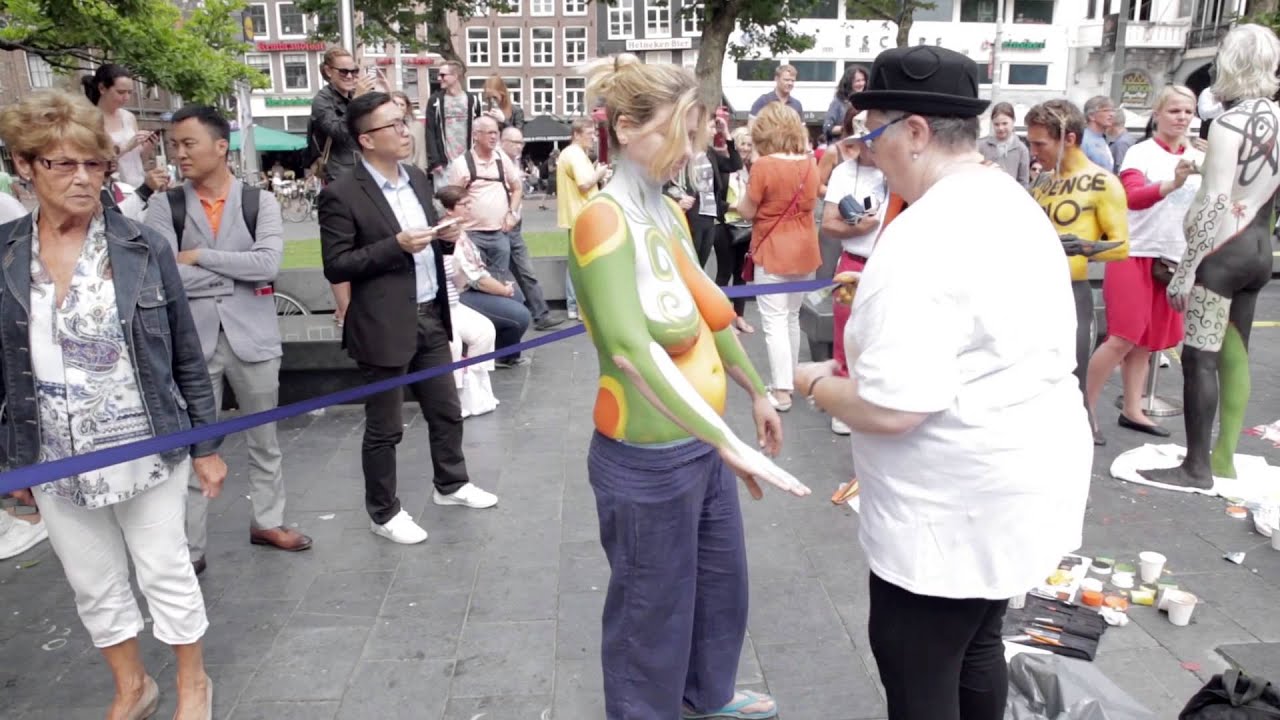 Amsterdam Bodypaint Day 2015 16 - YouTube