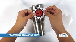 How to Install / Apply YETI Tumbler Stickers and Decals