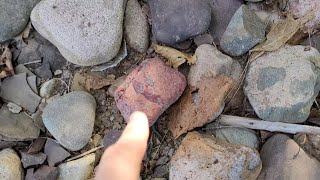 Ordinary Rock Found In A Parking Lot Made Into A Piece Of Jewelry