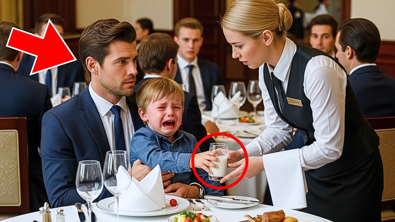 Billionaire’s Son Kept Crying in the Restaurant — Until the Waitress Said: ‘He Just Needs a Mom...