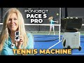 PongBot Pace S Pro AI Tennis Machine  for Best Tennis Practice