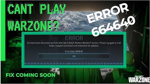 Fetching Online Profile Error Code: 664640 (PATCHED DEC 7TH)