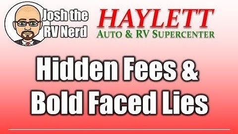 Hidden RV Dealer Fees & Financing Lies