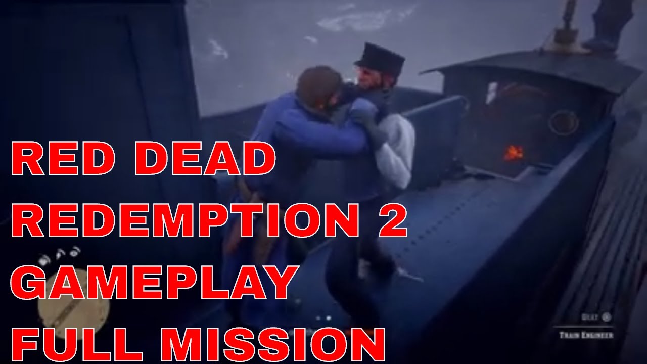 RED DEAD REDEMPTION 2 GAMEPLAY: TRAIN ROBBERY - YouTube