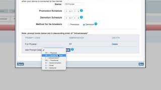 Conditional Discrimination 1: Enter Your Prompt Schedule