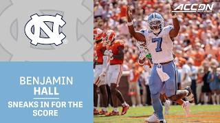 North Carolina RB Benjamin Hall Sneaks Into The End Zone