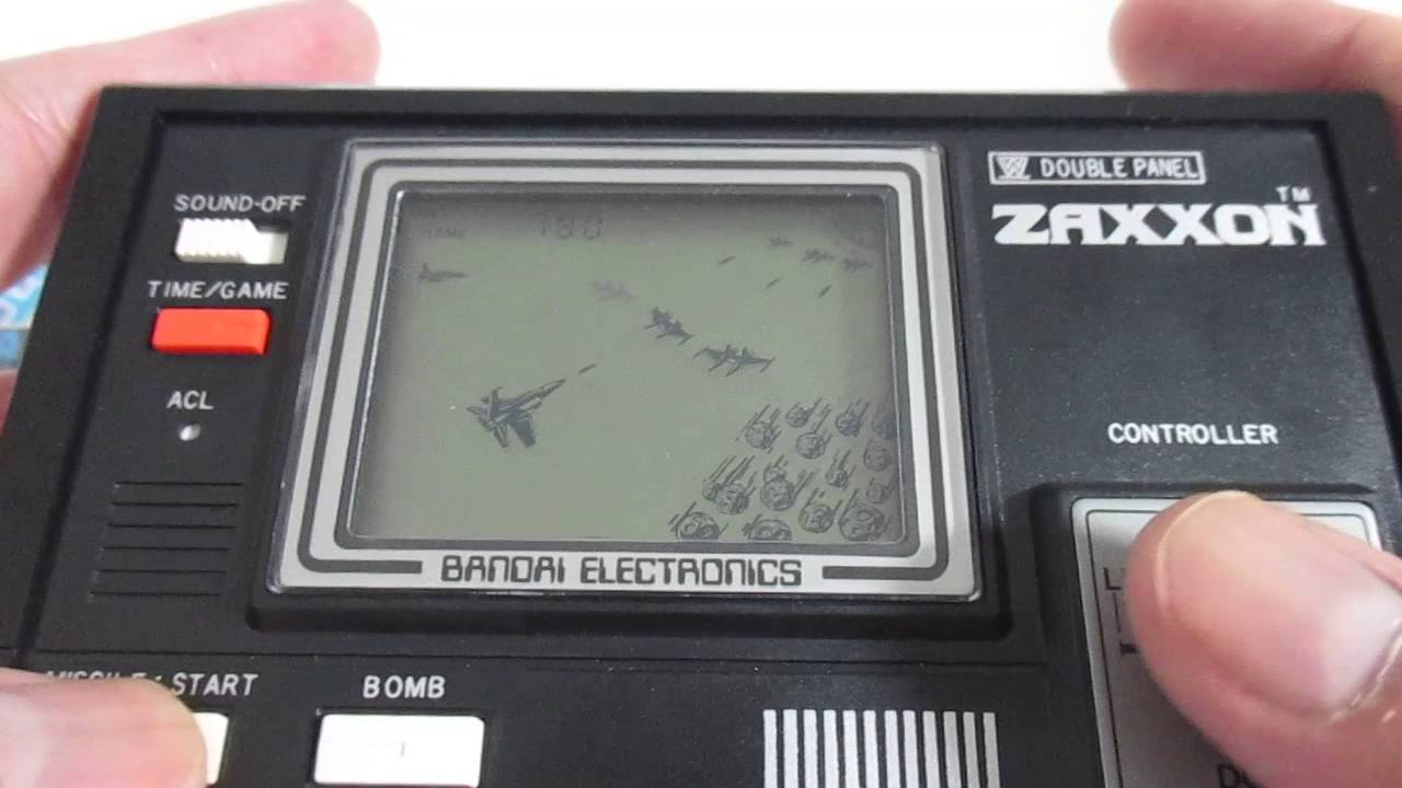 ■【レア】BANDAI　ザクソン 15908 Bandai LCD Game Digital Double Panel Zaxxon - YouTube