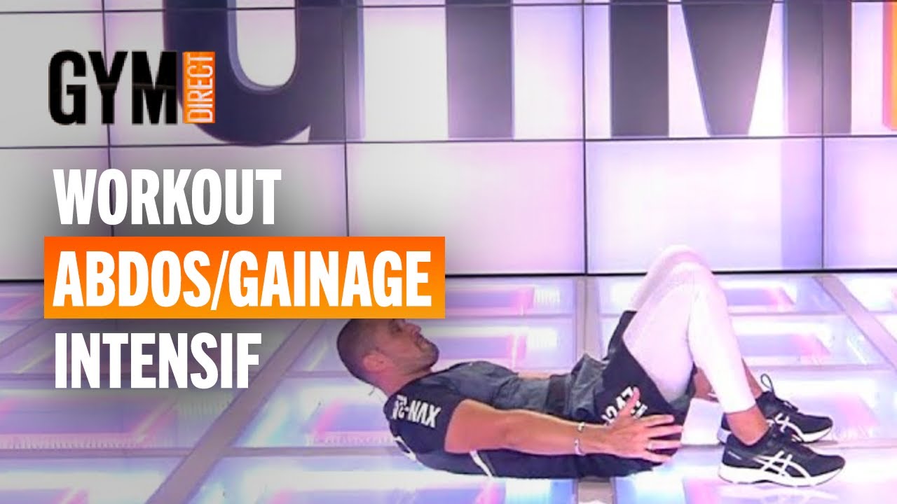 WORKOUT ABDOS/GAINAGE - Travailler l'ensemble de la sangle abdominale - Gym Direct