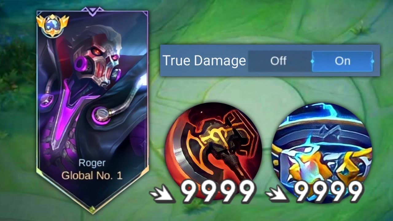 GLOBAL ROGER BROKEN BUILD FULL TRUE DAMAGE HACK 2024 | PERFECT BUILD(100%BROKEN) | MLBB