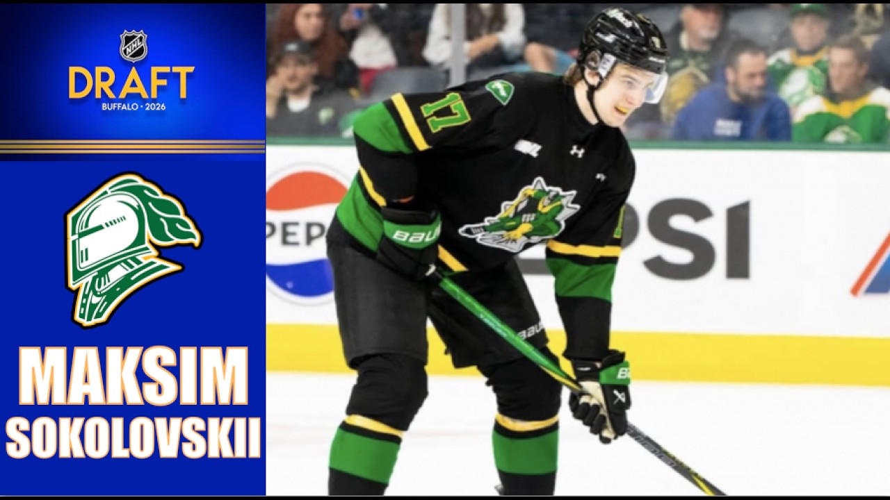 Maksim Sokolovskii | 2025-26 Highlights | 2026 NHL Draft Prospect - YouTube