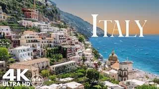 Beautiful scenery ITALY  Relaxing music helps reduce stress and helps you sleep  4K HD video
