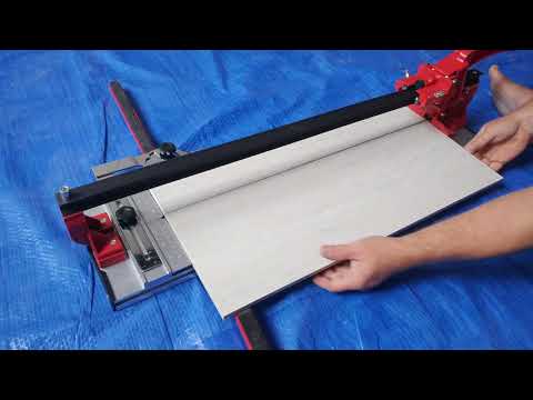 Tile cutter 600 FESTA X (col. 3-6138) - Video review. Working with a tile cutter, testing products.