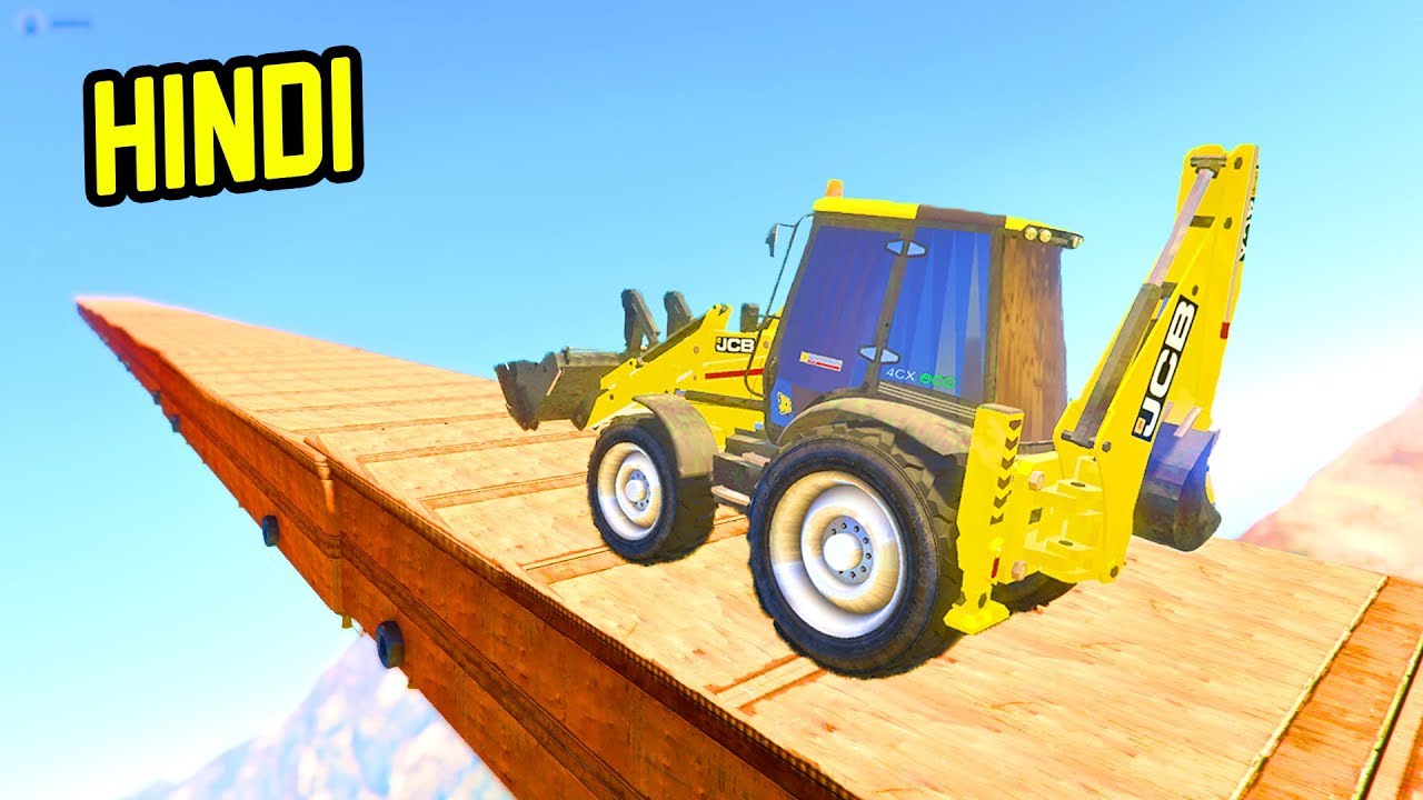 MEGA RAMP pe JCB...😂😂 | GTA 5 Hindi [Funny] | Hitesh KS