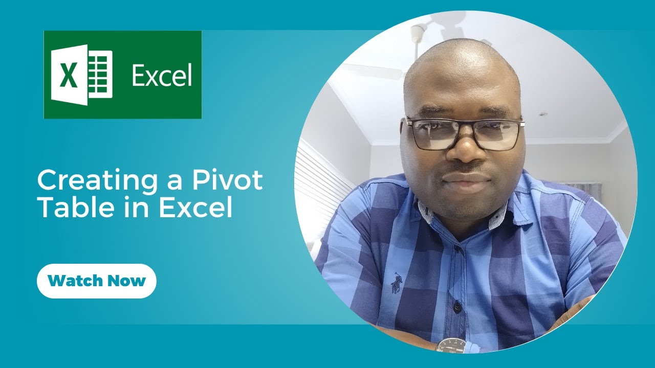 Creating a Pivot Table and Chart in Excel - YouTube