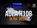 AULA H108 Silent Mechanical Keyboard Showcase | Ultra-Quiet Typing Experience