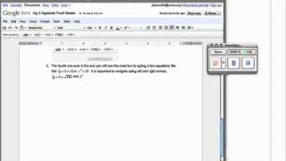 Inserting equations in Google Docs