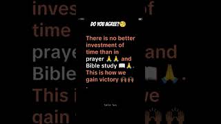 there's no like prayer and time spent in God's word!#jesus #prayer #bible