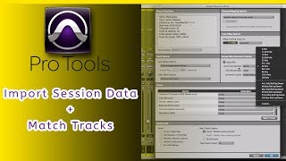 Dica Pro Tools - Copiar Mixagem - Match Tracks (Import Session Data)