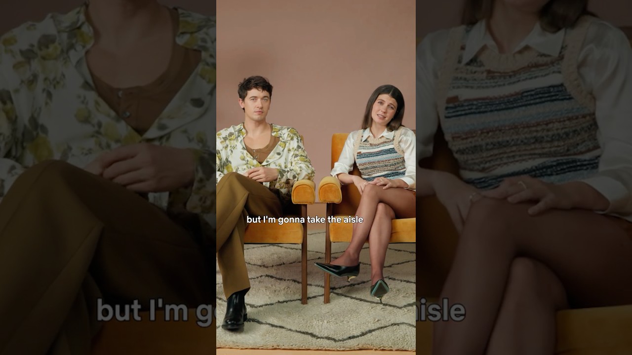 emily bader & tom blyth take the plane seat personality test #PeopleWeMeetOnVacation