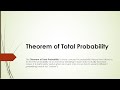 Part 3 Theorem of Total Probability #probabilitydistribution #probability #dcrust