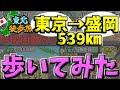 【超過酷】東京から盛岡までひたすら歩いてみた。東北2週間徒歩旅総集編【徒歩旅】